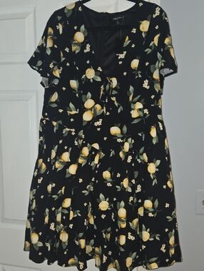 Torrid Retro Chic Futter Sleeve Swing Dress SIZE 12